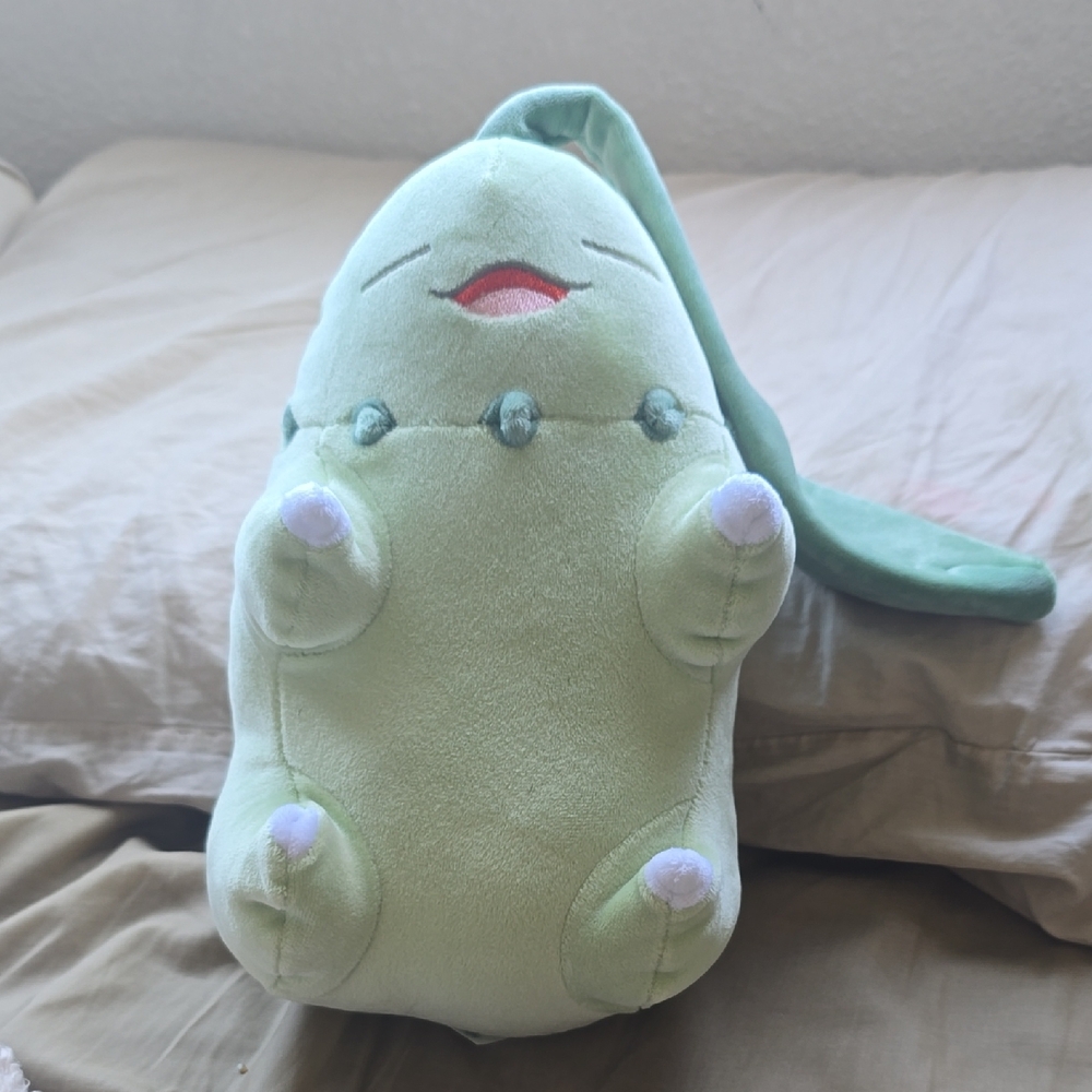 Rare Sleepy Chikorita Pokemon Plush